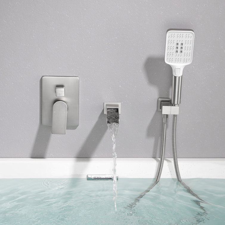 SHAMANDA Tub & Shower Faucet with Rough in-Valve | Wayfair